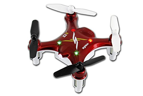 Coti Toys Store Syma X12S Mini Nano Gyro 4 Channel Quadcopter (RED)